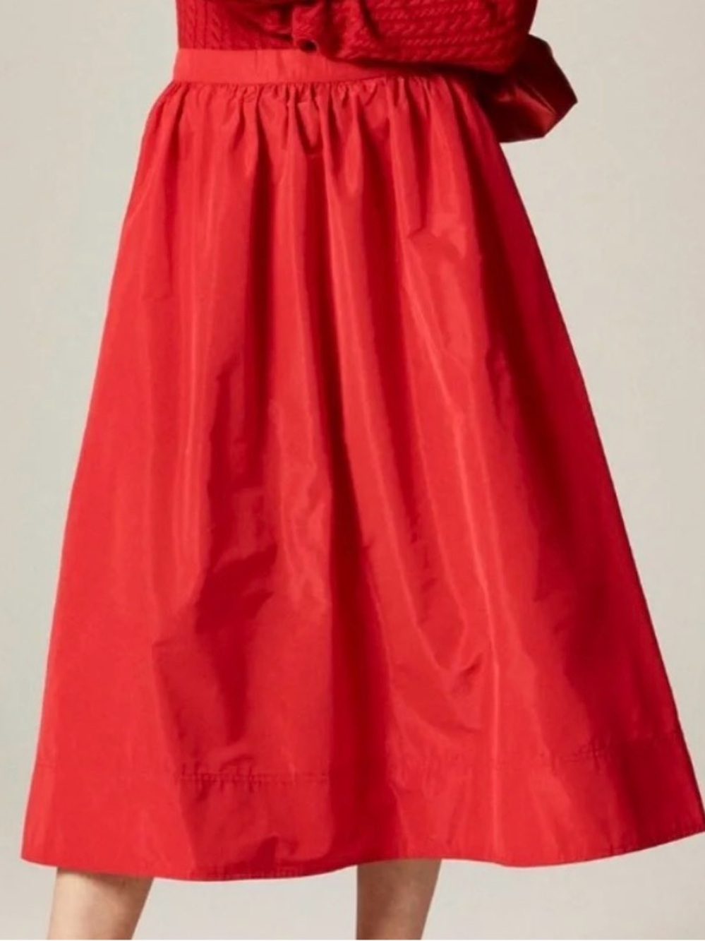 NWT J. Crew Midi Ball Skirt in Taffeta 4
